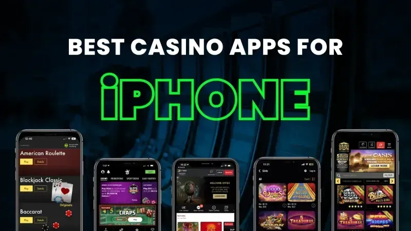 iPhone with Face ID or Apple ecosystem suggesting fast secure mobile casino access