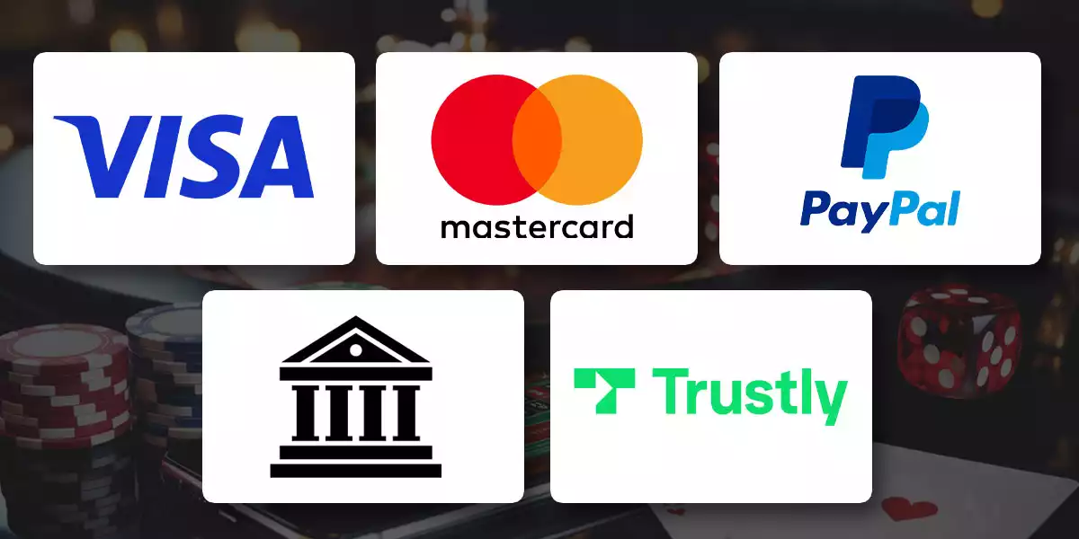 Mobile payment or Apple Pay style checkout for funding a casino account